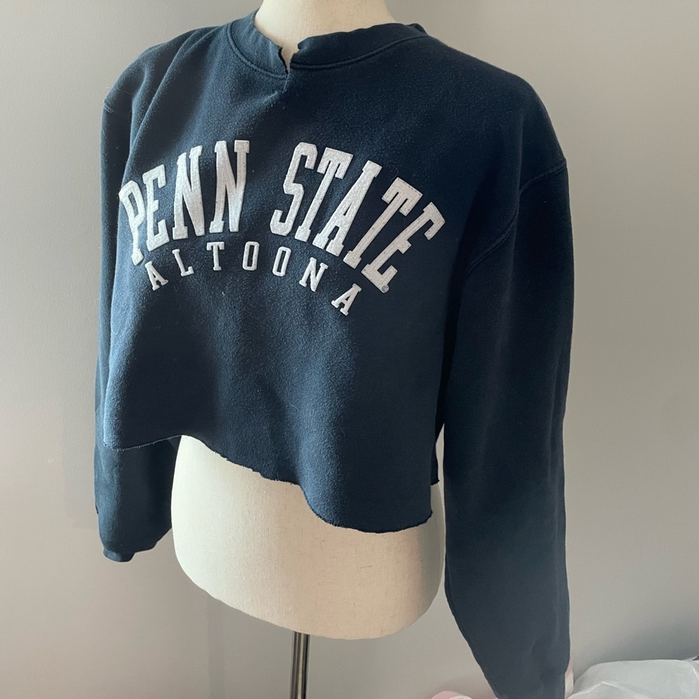 Cropped Penn State Altoona crewneck